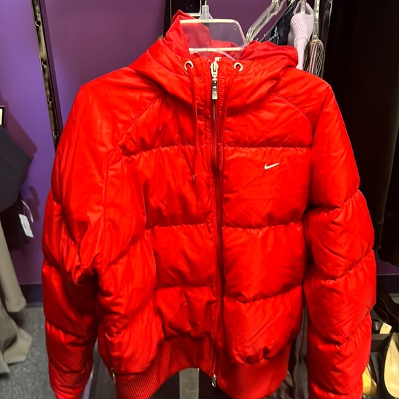 Nike | Jackets u0026 Coats | Boys Red Nike Puffer Jacket L | Poshmark